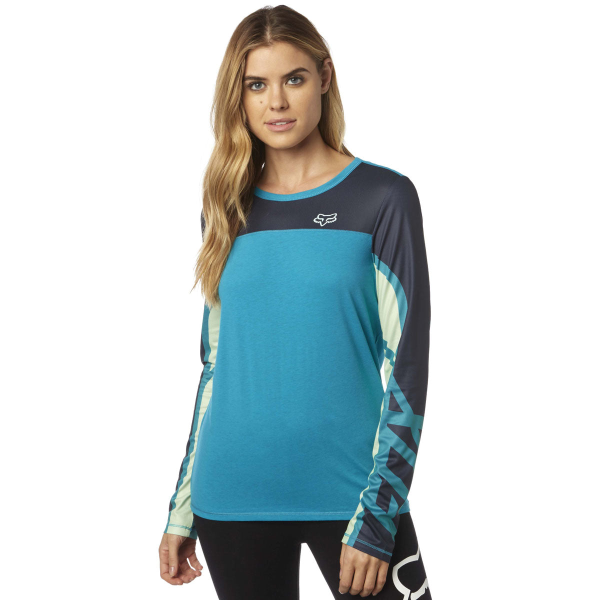 Fox Racing Womens Comparted Mesh Top - Jade