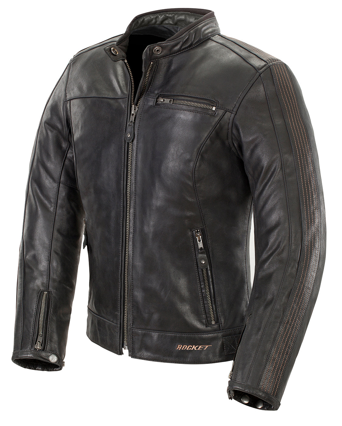 Joe Rocket Womens Vintage Leather Jacket - Black