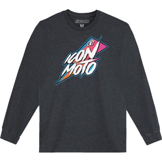 Icon Rad Dawn Long-Sleeve T-Shirt - Heather Charcoal