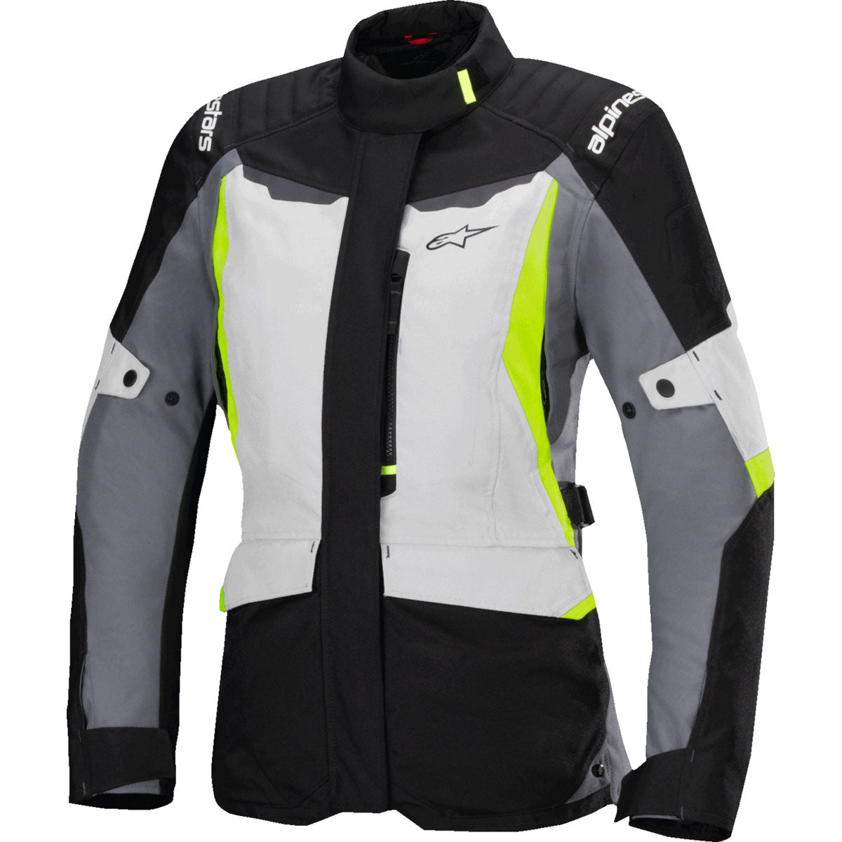 Alpinestars Stella ST-1 Waterproof Jacket - Ice Gray/Black/Yellow Fluo