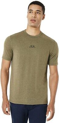 Oakley Bark New Short Sleeve Tee - Dark Brush Lt Htr