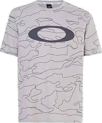 Oakley Ellipse Hidden Logo Short Sleeve Tee - Stone Gray