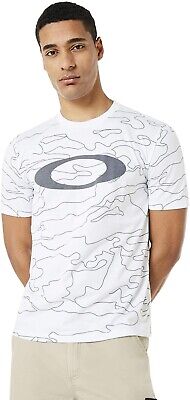 Oakley Ellipse Hidden Logo Short Sleeve Tee - White