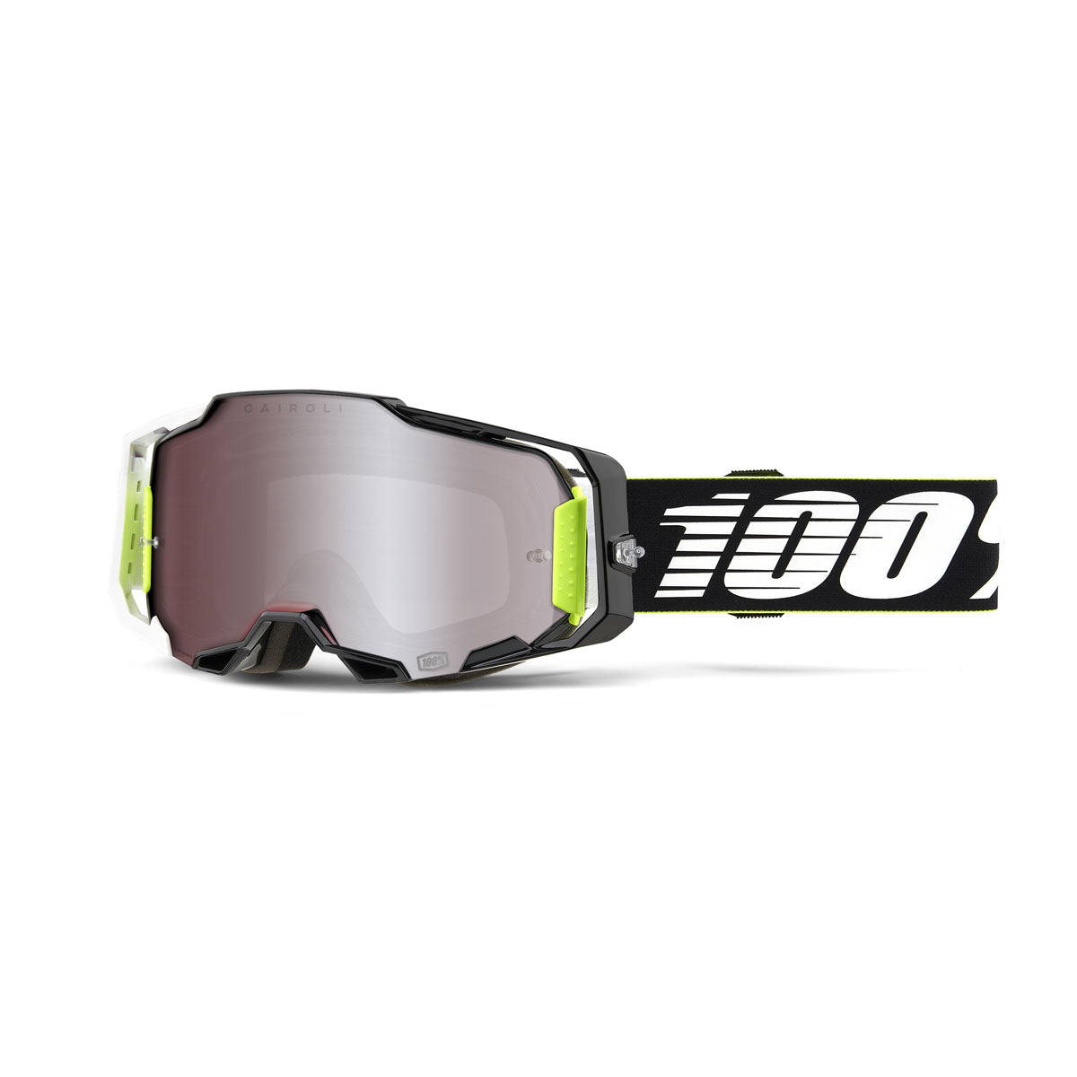 100% Armega Hiper Goggles Racr / Mirror Silver Lens