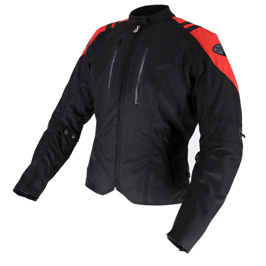 Joe Rocket Womens Atomic LTD Textile Jacket - Black/Red