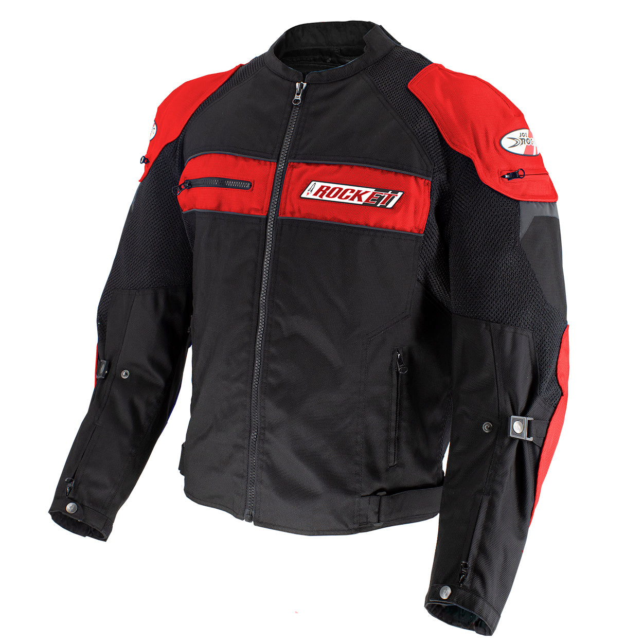 Joe Rocket Dayride Textile Jacket CLOSEOUT - Red/Black