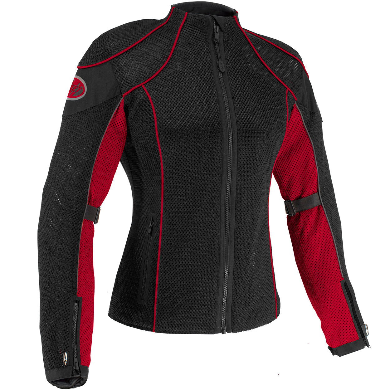 Joe Rocket Womens Majestic Mesh Jacket - Red/Black