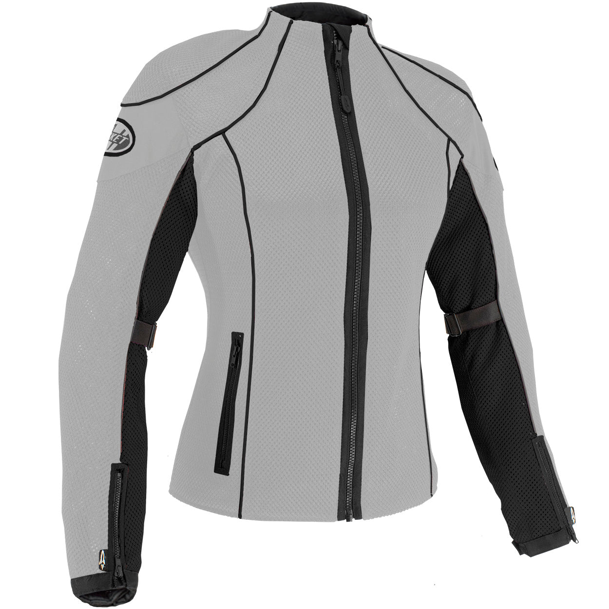 Joe Rocket Womens Majestic Mesh Jacket - Silver/Black