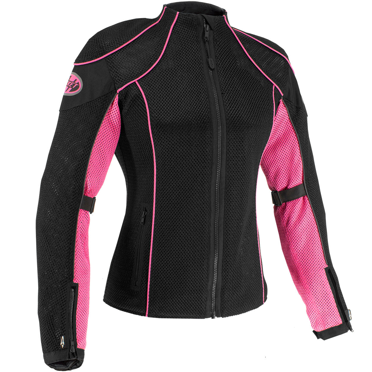 Joe Rocket Womens Majestic Mesh Jacket - Pink/Black