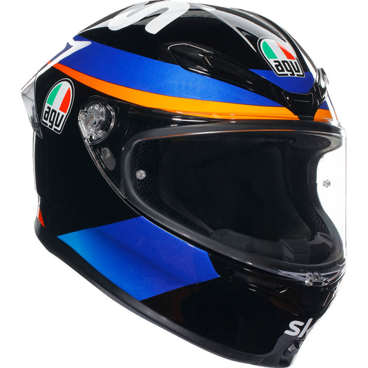 AGV K6 S Marini Sky Racing Team 2021 Helmet CLOSEOUT - Marini Sky Racing Team 2021