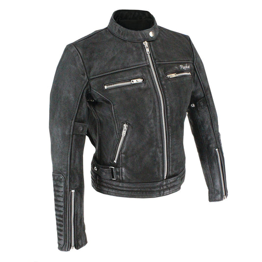 Joe Rocket Womens Wicked Leather Jacket CLOSEOUT - Black