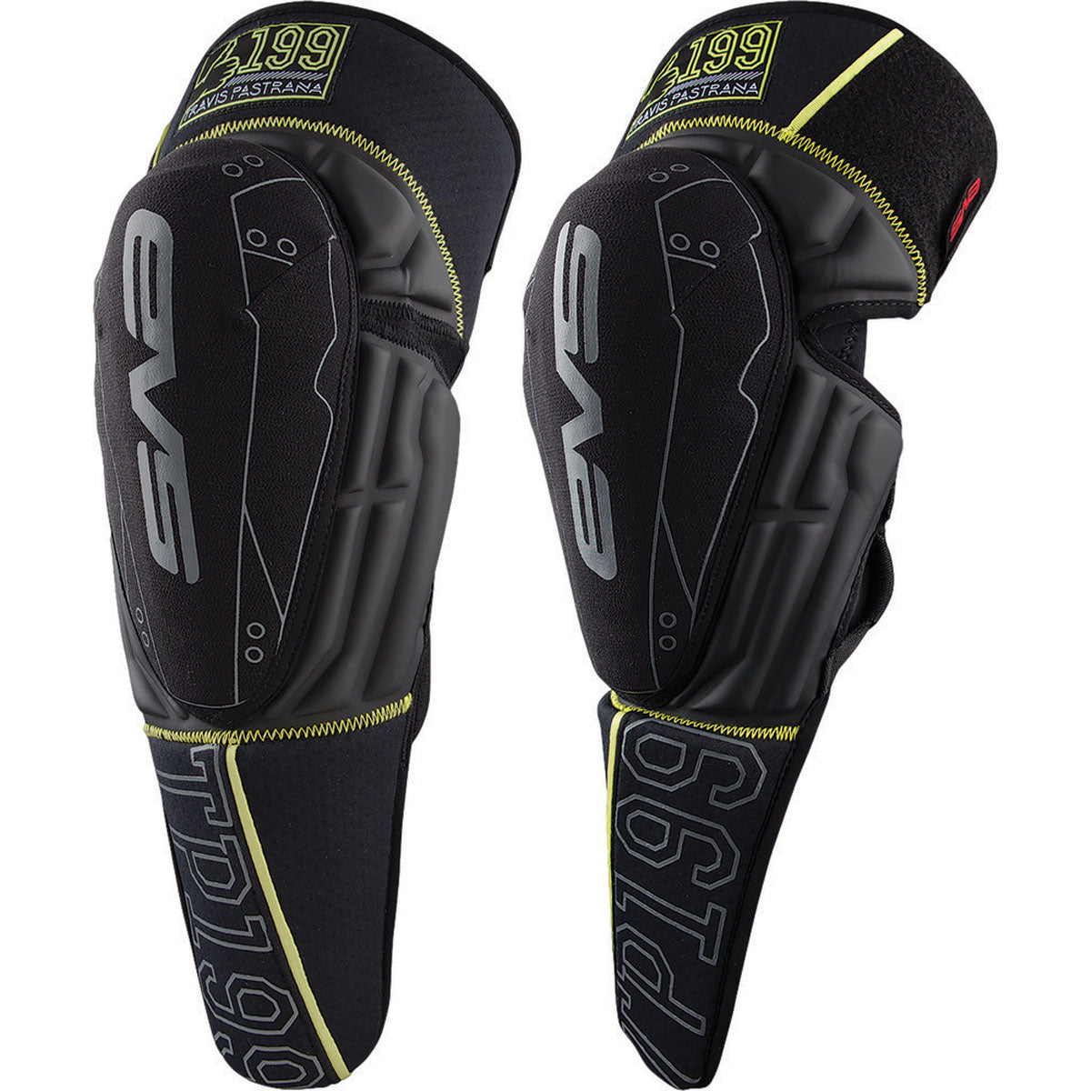 EVS Youth TP199 Knee Guards - Black/Hi-Vis