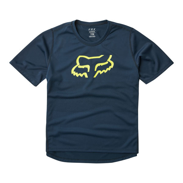 Fox Racing Youth Ranger Short Sleeve Jersey CLOSEOUT - Navy