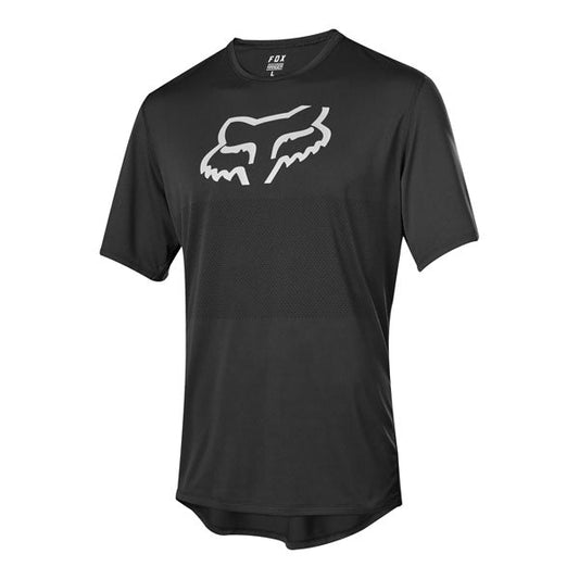 Fox Racing Ranger Short Sleeve Foxhead Jersey - Black