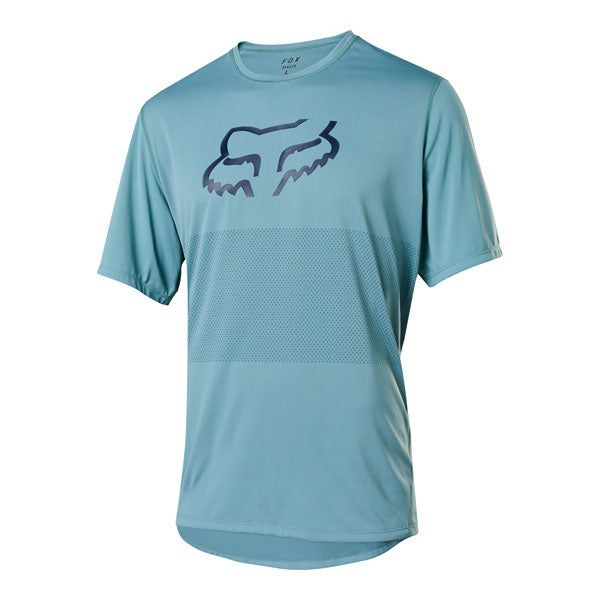 Fox Racing Ranger Short Sleeve Foxhead Jersey CLOSEOUT - Light Blue