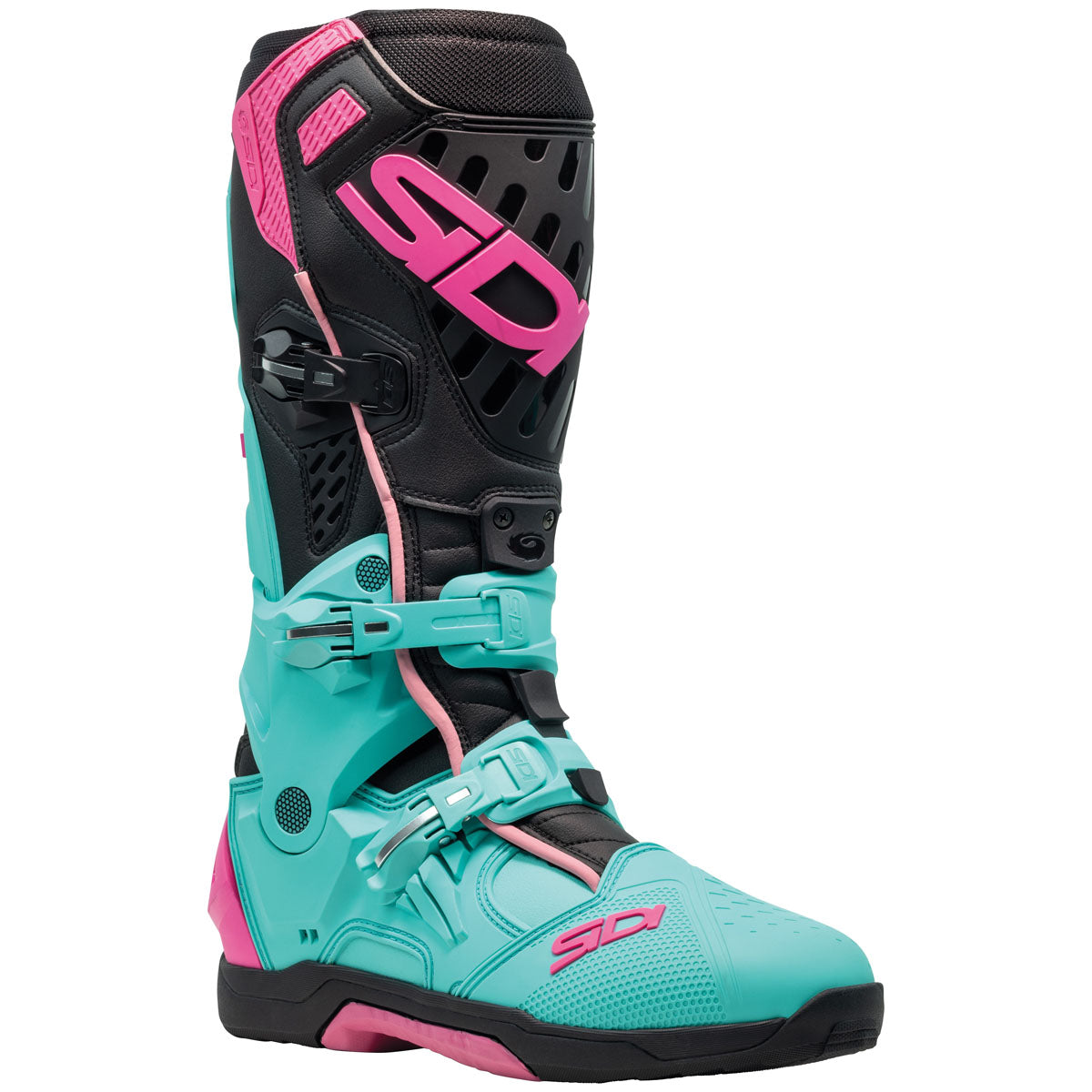 Sidi Crossair Boots - Mint/Black/Pink 