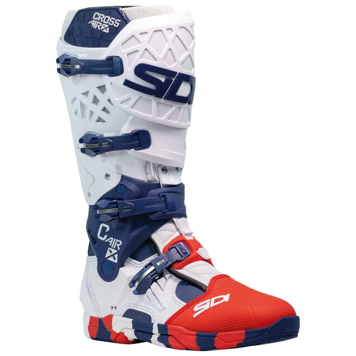 Sidi Crossair X Boots - White/Navy/Red 