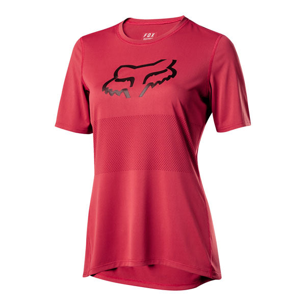 Fox Racing Womens Ranger Short Sleeve Jersey - Rio Red