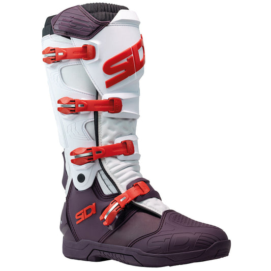 Sidi X Power SC Boots - White/Wine 