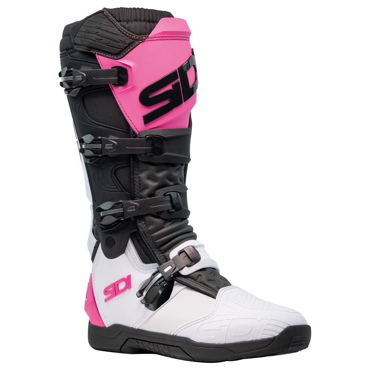 Sidi X Power SC Boots - White/Black/Pink 