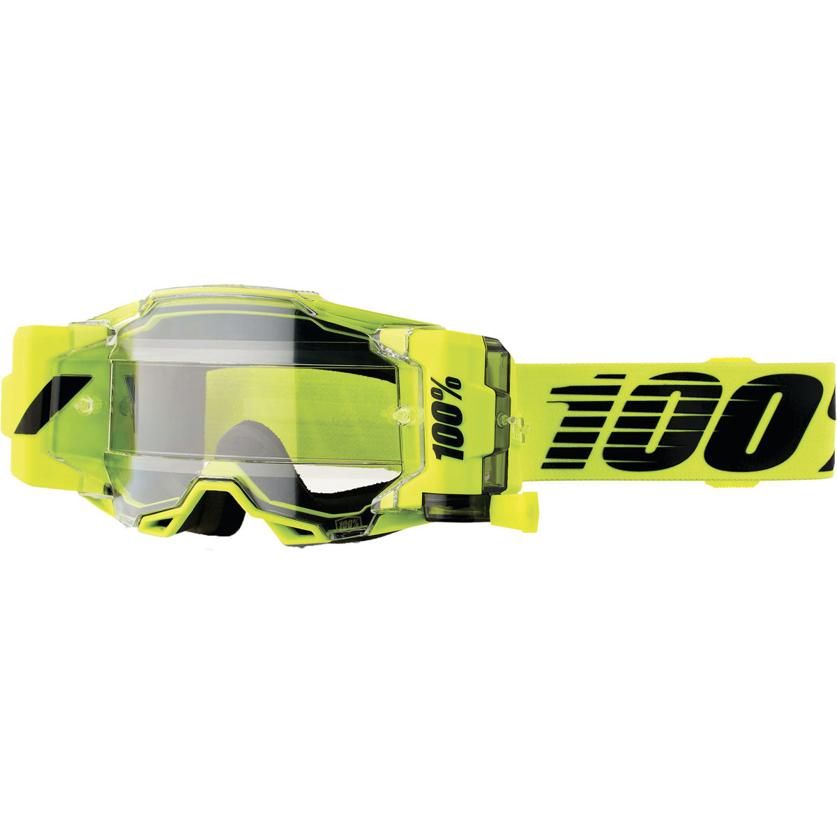 100% Armega Forecast Goggles Nuclear Citrus / Clear Lens