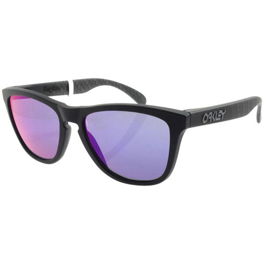 Oakley Frogskins Soft Touch Sunglasses - Matte Black / +Red Iridium Lens - 24-399