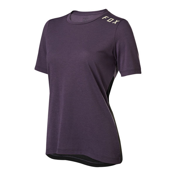 Fox Racing Womens Ranger Dri-Release Short Sleeve Jersey CLOSEOUT - Dark Purple