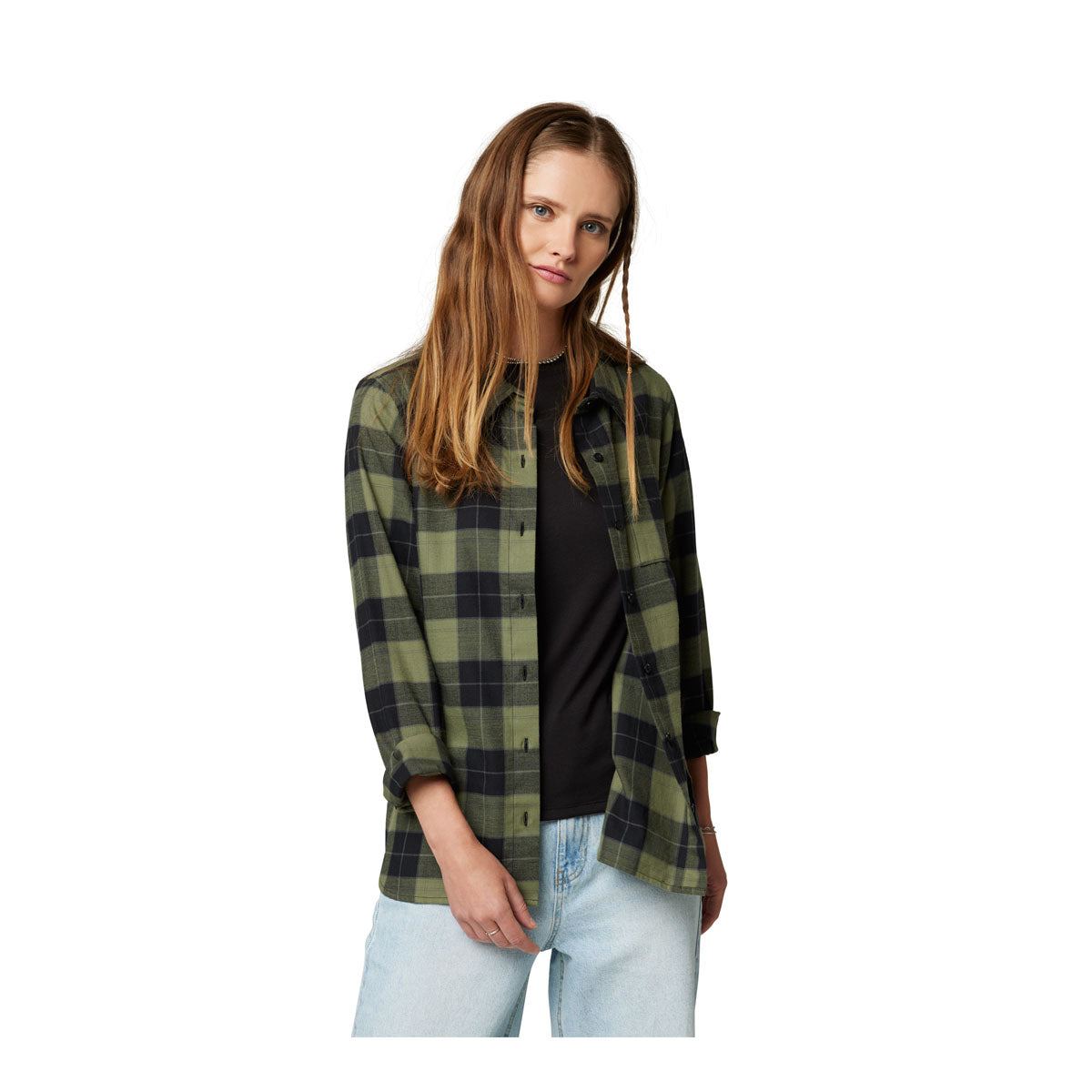 Fox Racing Womens Pines Flannel - Army