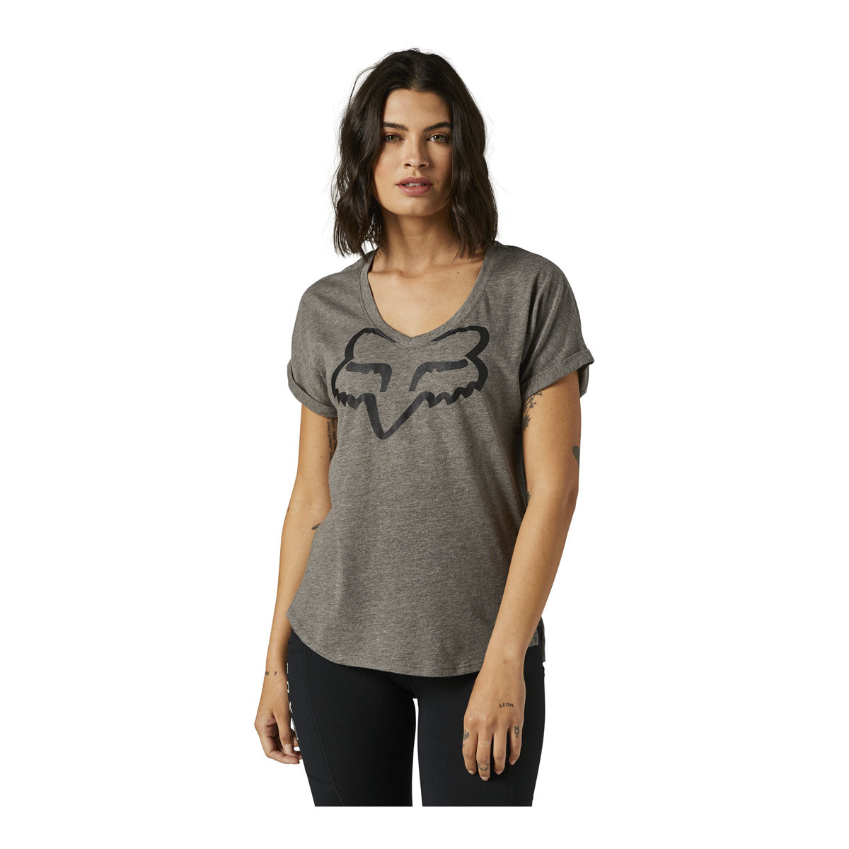 Fox Racing Womens Boundary Short Sleeve Top - Graphite