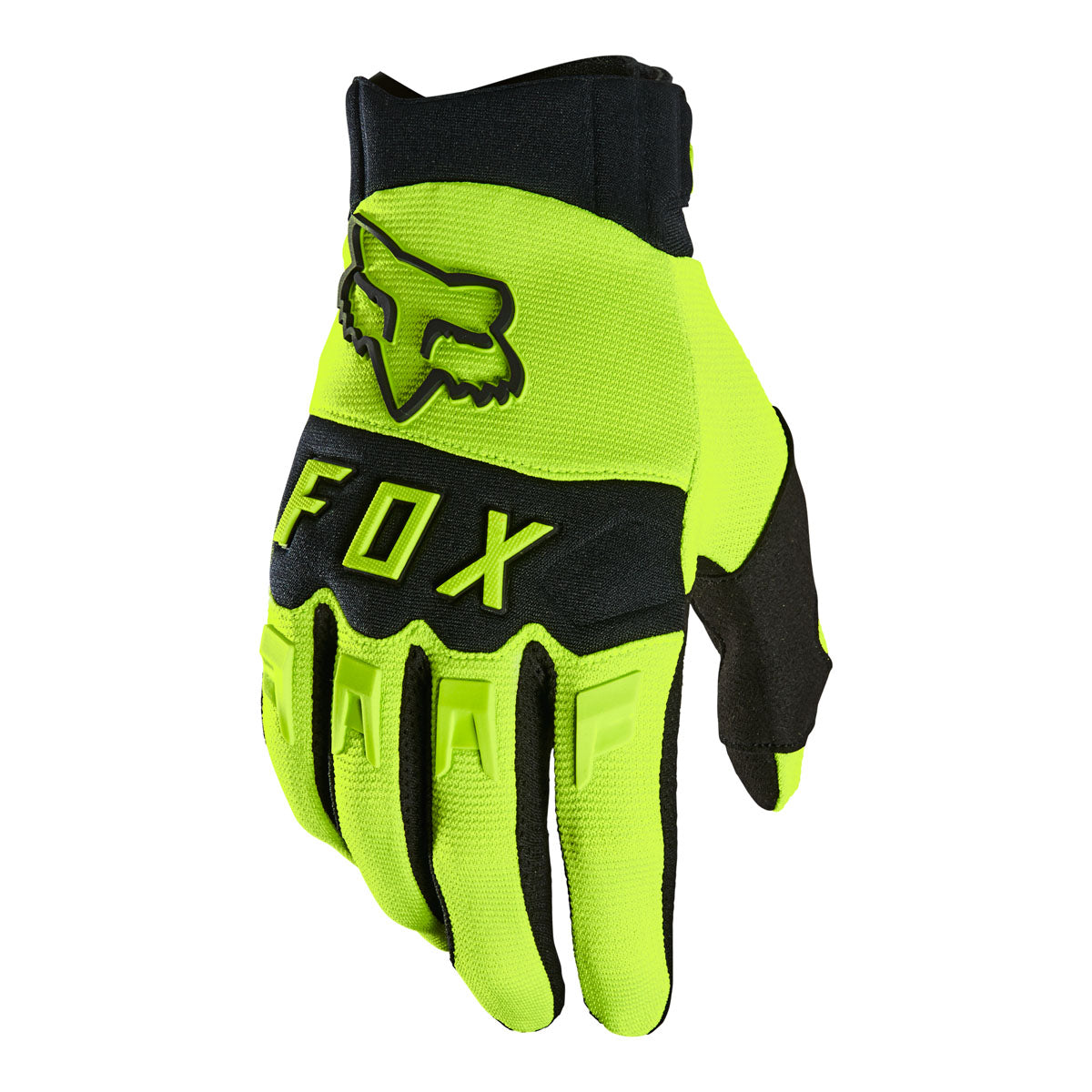 Fox Racing Dirtpaw Glove CLOSEOUT   - Fluorescent Yellow