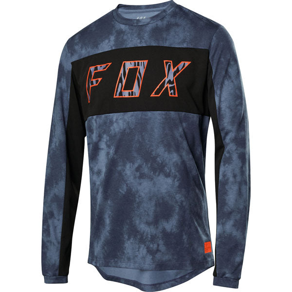 Fox Racing Ranger Dri-Release Long Sleeve Elevated Jersey CLOSEOUT - Blue Steel