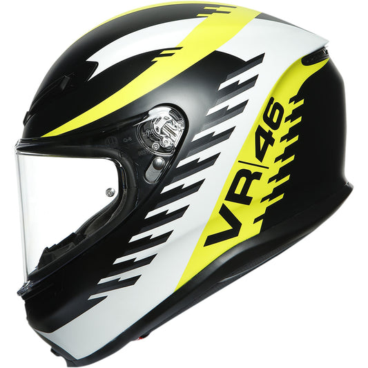 AGV K6 Rapid 46 Helmet - Black/Yellow