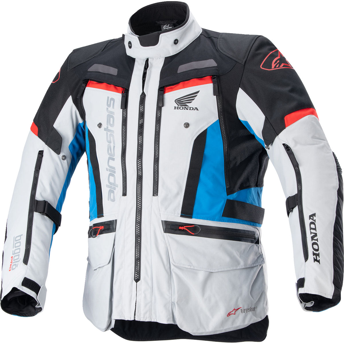 Alpinestars Honda Bogot Pro Drystar Jacket - Gray/Black/Red/Blue