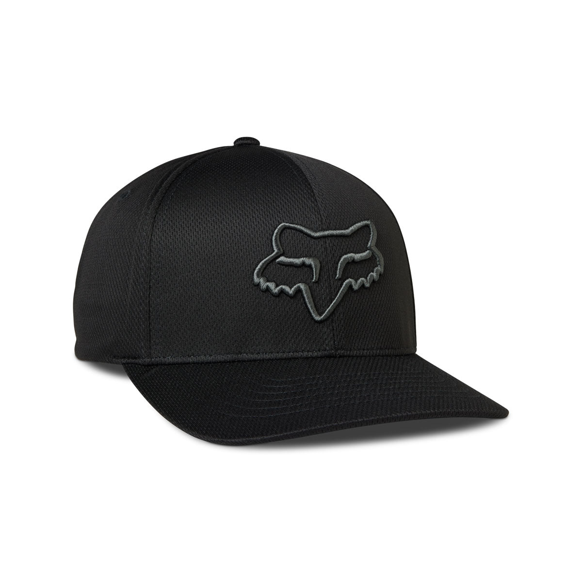 Fox Racing Lithotype Flexfit 2.0 Hat - Black/Charcoal