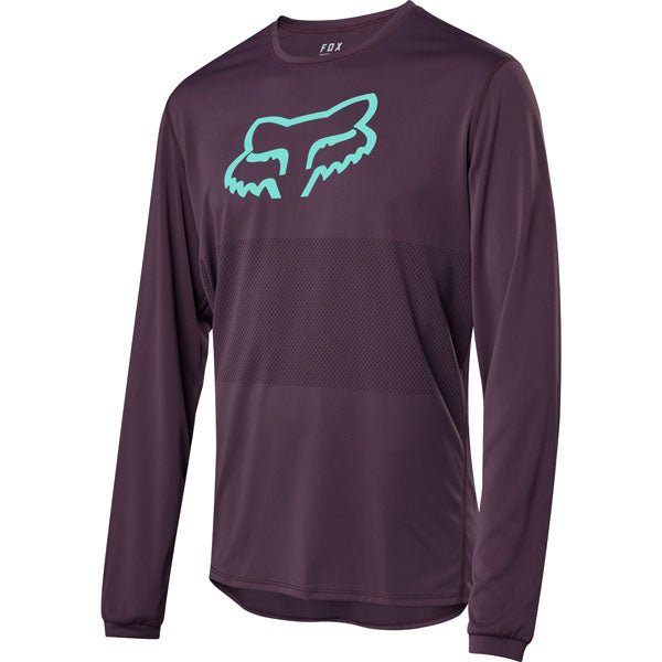 Fox Racing Ranger Long Sleeve Foxhead Jersey CLOSEOUT - Dark Purple