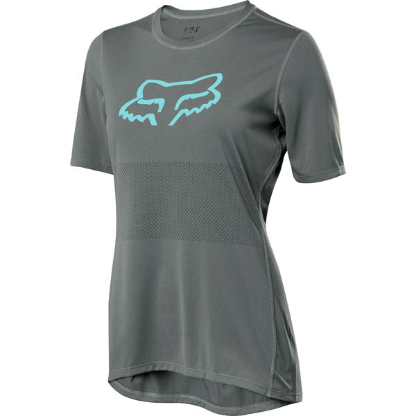 Fox Racing Womens Ranger Short Sleeve Jersey CLOSEOUT - Pewter