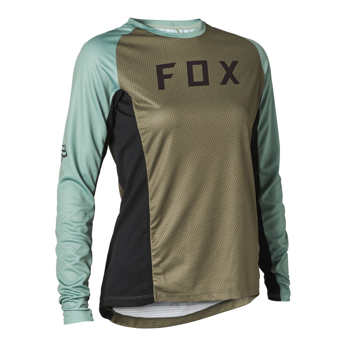 Fox Racing Womens Defend Long Sleeve Jersey CLOSEOUT - Olive Green