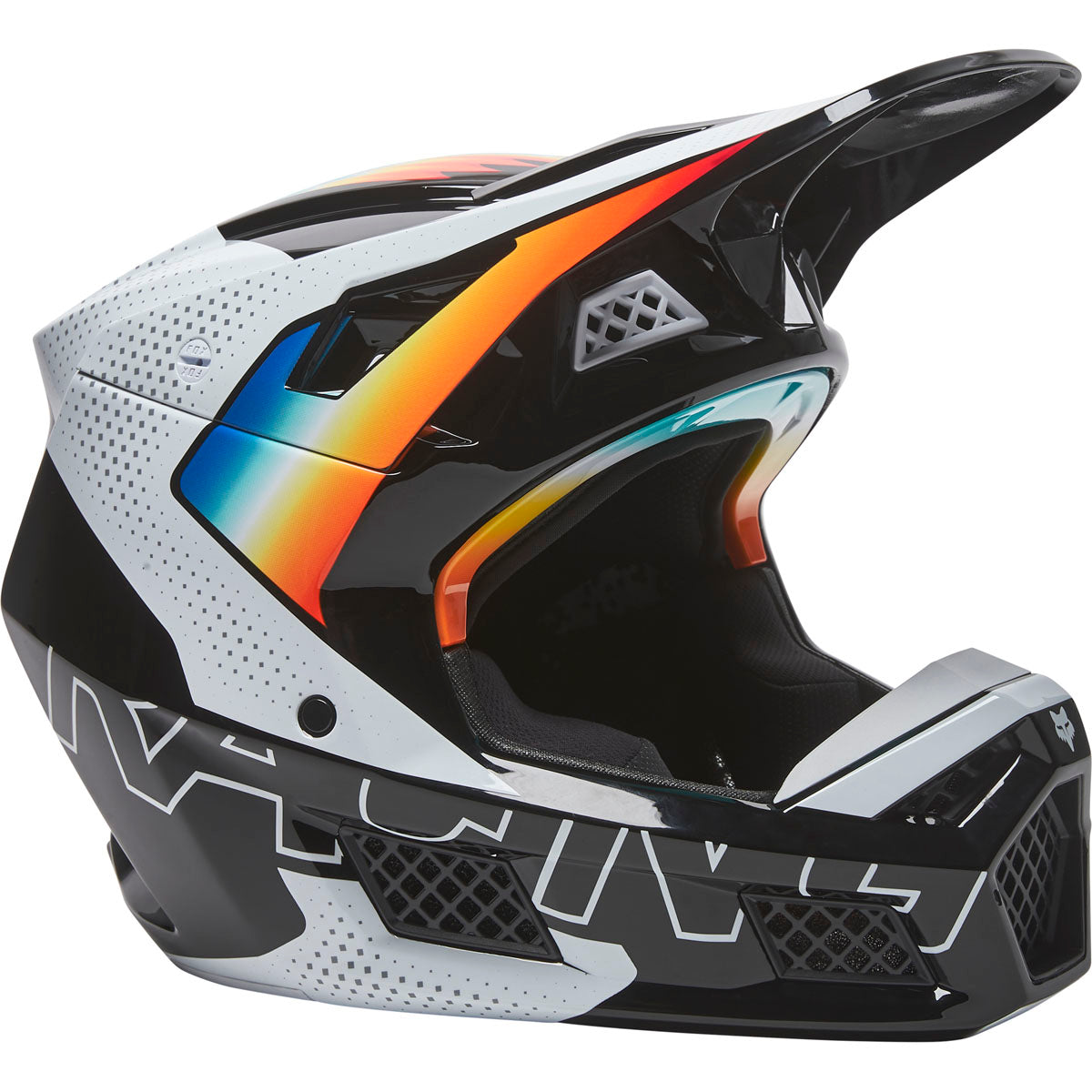 Fox Racing V3 Rs Relm Helmet - Black/White