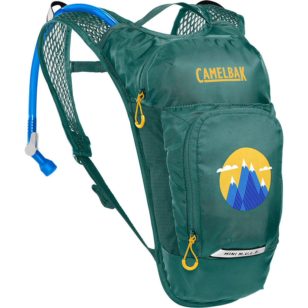 Camelbak Kids Mini Mule 50oz. Hydration Backpack - Green/ Mountains