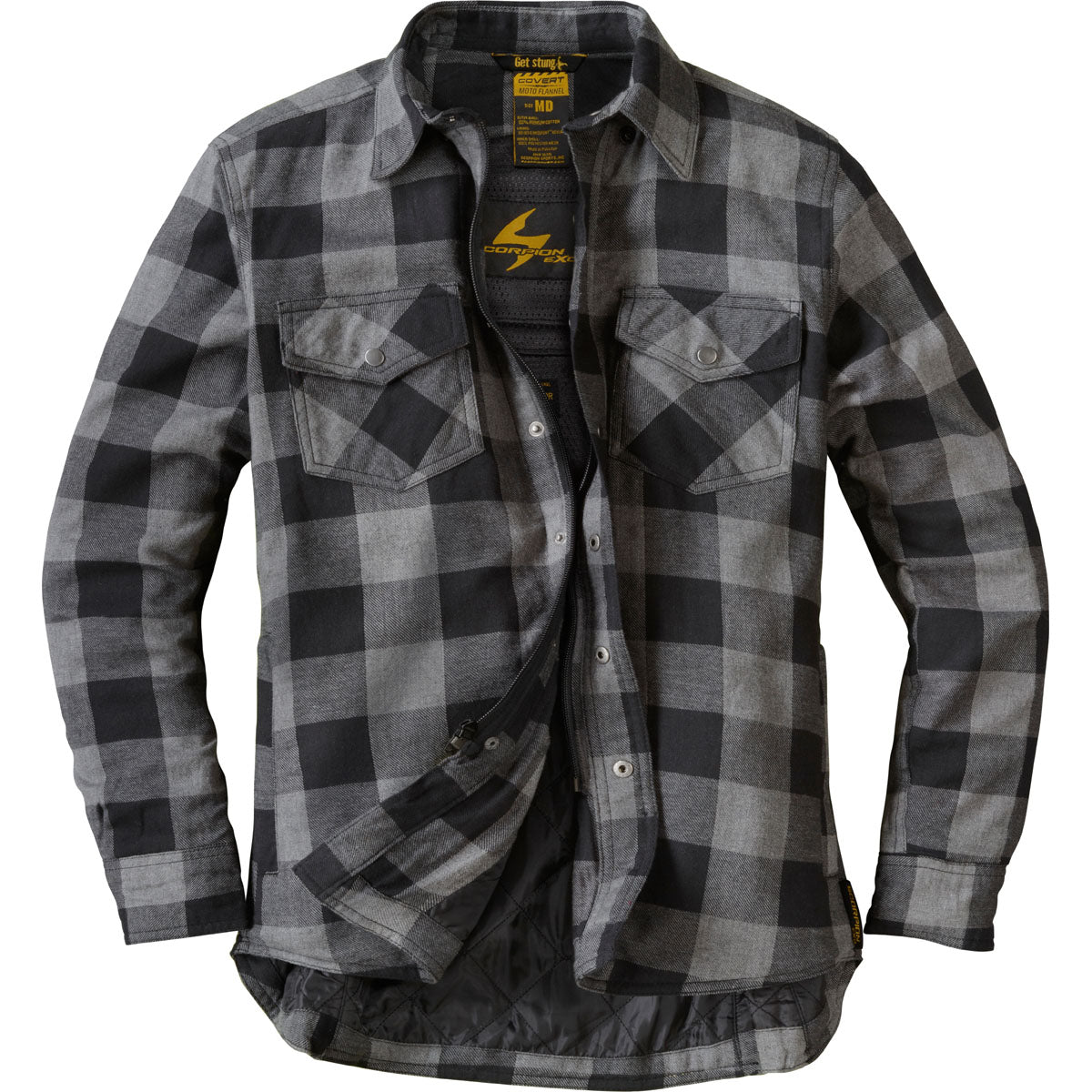 Scorpion EXO Covert Womens Flannel - Black/Grey