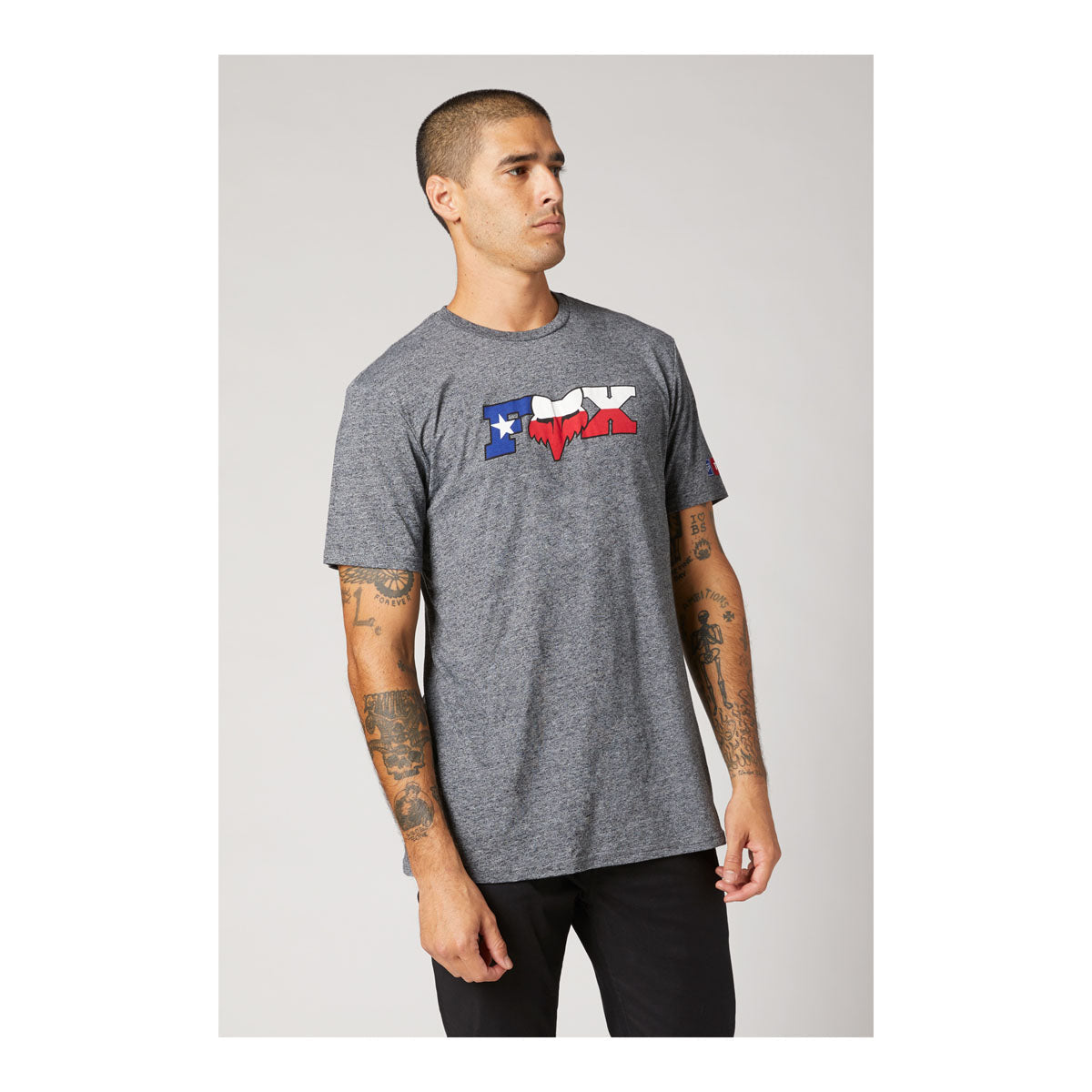 Fox Racing Texas Flag Premium Tee - Heather Graphite