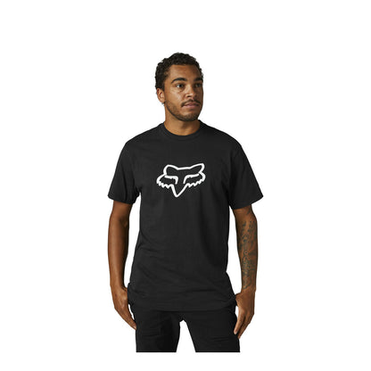 Fox Racing Legacy Fox Head Short Sleeve Tee - Black/White