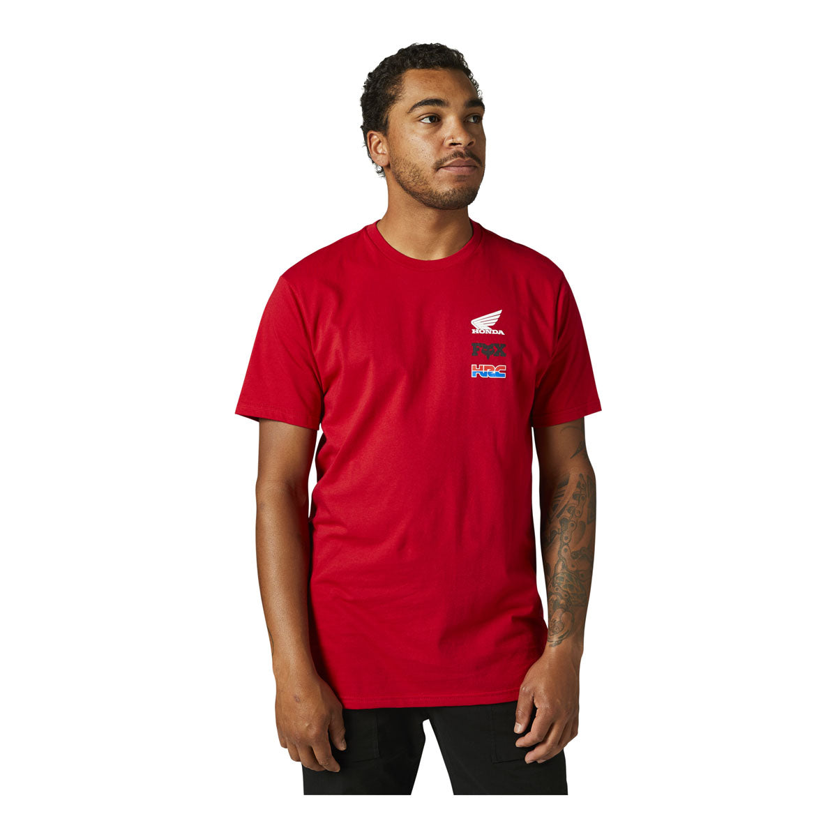 Fox Racing Honda Wing Short Sleeve Premium Tee - Flame Red