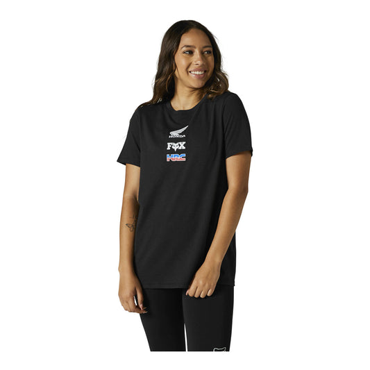 Fox Racing Womens Honda Wing Tee - Black