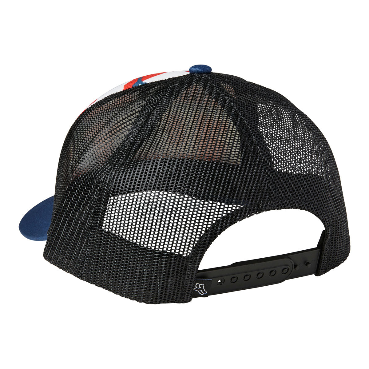 Fox Racing Red White and True Trucker Hat - Dark Indigo