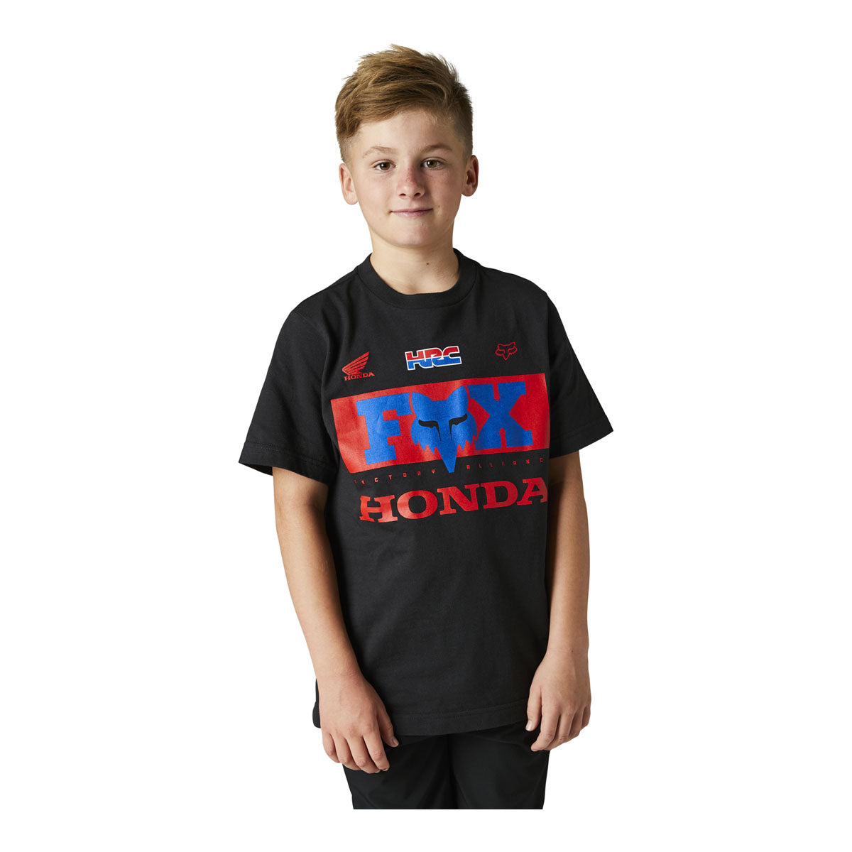 Fox Racing Youth Honda Short Sleeve Tee - Black