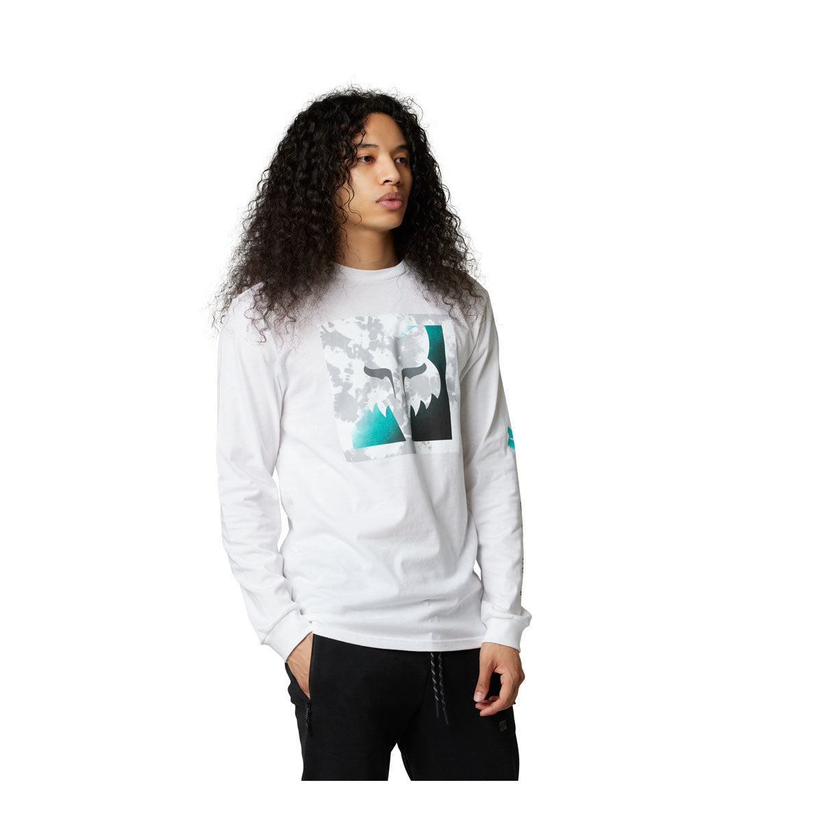 Fox Racing Detonate Long Sleeve Premium Tee - Optic White