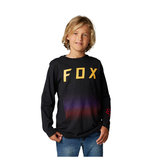 Fox Racing Youth Fgmnt Long Sleeve Tee - Black