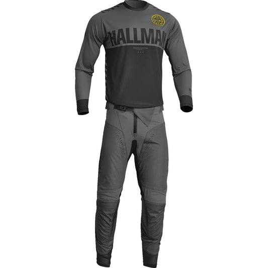 Thor Hallman Differ Slice Gear Set / Jersey Pant combo - Charcoal/Black