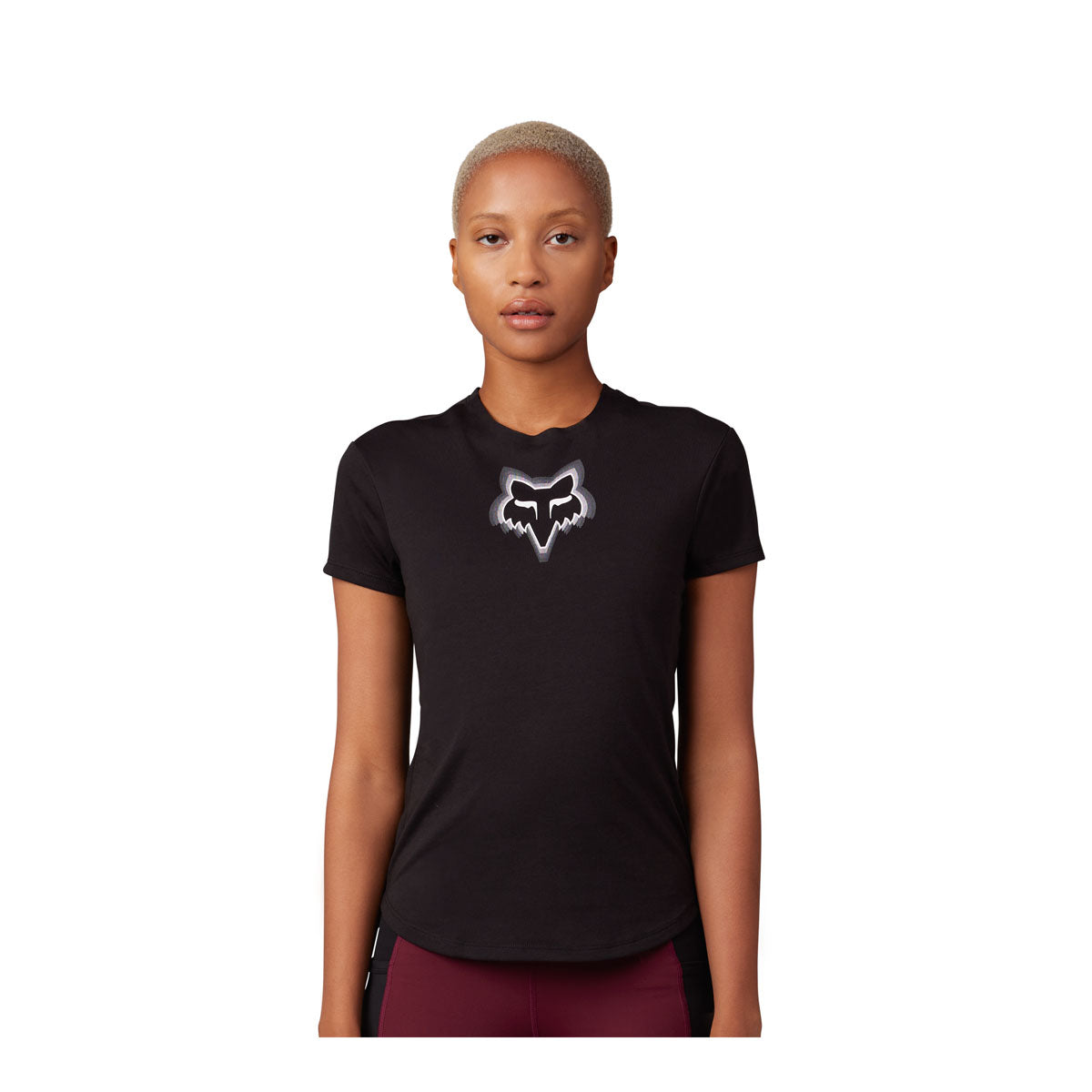 Fox Racing Womens Hadwin Short Sleeve Tech Tee - Black